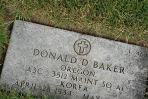 Donald D Baker