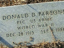 Donald D Parsons Donald D Parsons