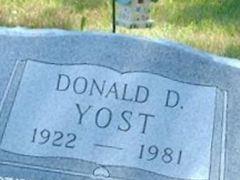 Donald D Yost