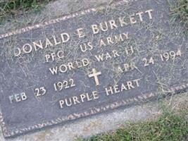 Donald E Burkett