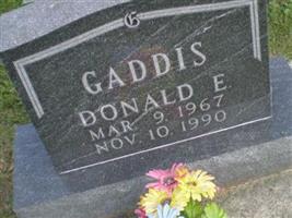 Donald E Gaddis