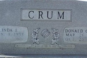 Donald G Crum, Sr