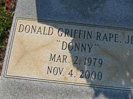 Donald Griffin "Donny" Rape, Jr