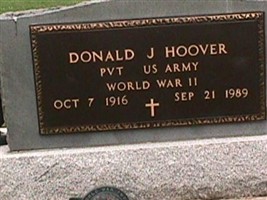 Donald J Hoover Donald J Hoover