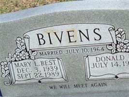 Donald L. Bivens Donald L. Bivens