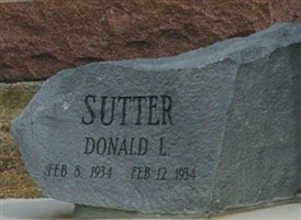 Donald L Sutter Donald L Sutter