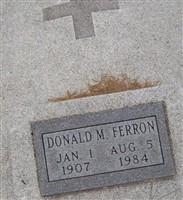 Donald M Ferron Donald M Ferron
