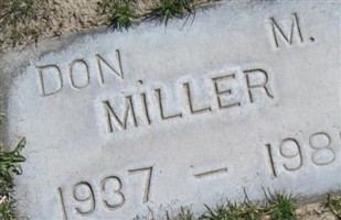 Donald M. Miller