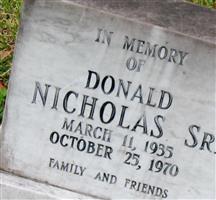 Donald Nicholas, Sr