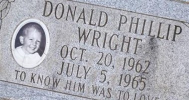 Donald Phillip "Donny" Wright Donald Phillip "Donny" Wright