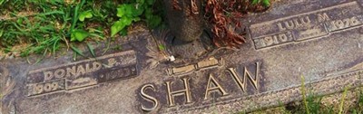 Donald Phillis Shaw, Sr Donald Phillis Shaw, Sr