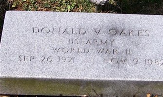 Donald V Oakes Donald V Oakes