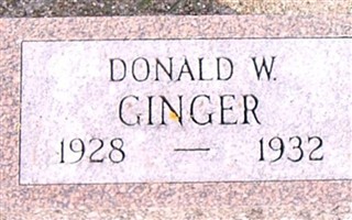 Donald W. Ginger Donald W. Ginger
