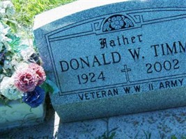 Donald W. Timm Donald W. Timm