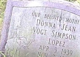 Donna Jean Vogt Simpson Lopez