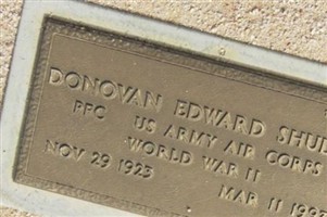 Donovan Edward Shultz Donovan Edward Shultz