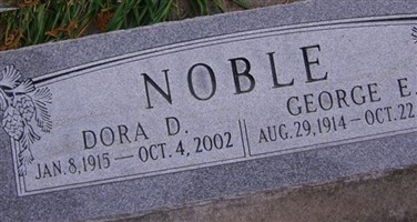 Dora Dean Larson Noble Dora Dean Larson Noble