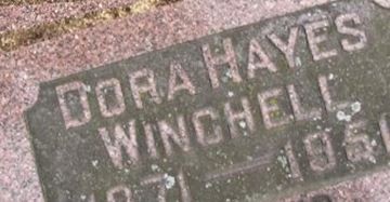 Dora Hayes Winchell Dora Hayes Winchell