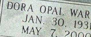 Dora Opal "Sam" Warren McPherson