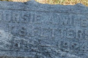 Dorcsie Ann "Dorcie" Crozier Fetters Dorcsie Ann "Dorcie" Crozier Fetters
