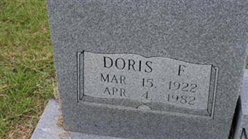 Doris F McMillon Doris F McMillon