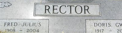 Doris Gwin Rector Doris Gwin Rector