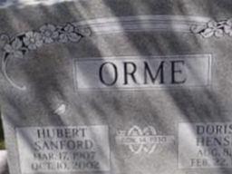 Doris M Hensley Orme