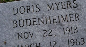 Doris Myers Bodenheimer Doris Myers Bodenheimer