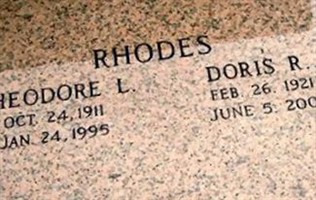 Doris R. Rhodes Doris R. Rhodes