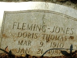 Doris Thomas Fleming Jones Doris Thomas Fleming Jones