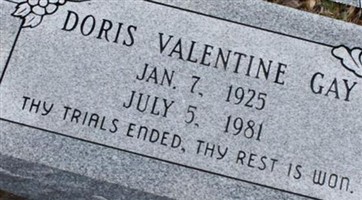 Doris Valentine Gay Doris Valentine Gay