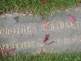 Dorothea A. Barnett Dorothea A. Barnett