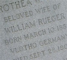 Dorothea W. Vocke Rueger Dorothea W. Vocke Rueger