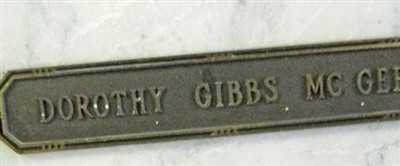 Dorothy Agnes "Dot" Gibbs McGee