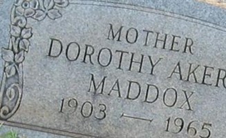 Dorothy Akers Maddox