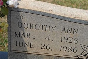 Dorothy Ann "Dot" Riley Dorothy Ann "Dot" Riley