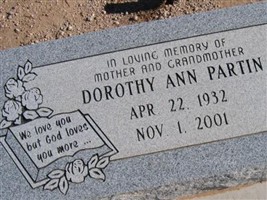 Dorothy Ann Partin