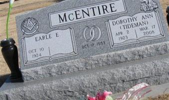 Dorothy Ann Tideman McEntire