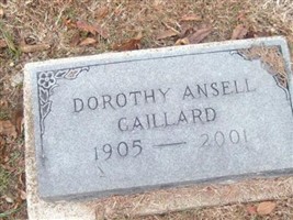 Dorothy Ansell Gaillard Dorothy Ansell Gaillard