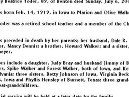 Dorothy Beatrice Walker Yoder Dorothy Beatrice Walker Yoder