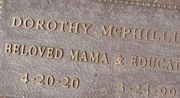 Dorothy Bolsinger McPhillips