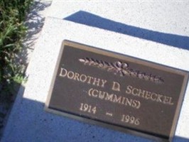 Dorothy D Cummins Scheckel Dorothy D Cummins Scheckel
