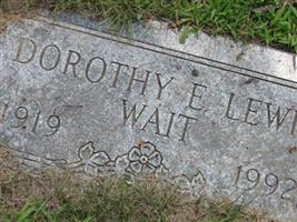 Dorothy E Lewis Wait
