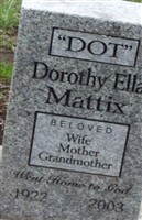 Dorothy Ella "Dot" Mattix