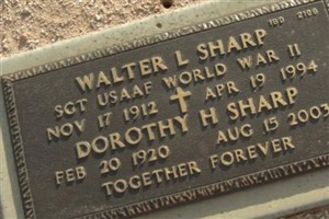 Dorothy H. Sharp Dorothy H. Sharp