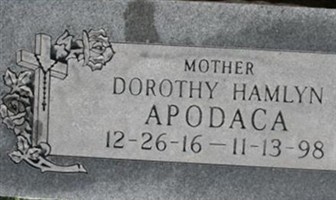 Dorothy Hamlyn Apodaca Dorothy Hamlyn Apodaca