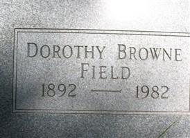 Dorothy Hazel Browne Field