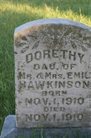 Dorothy (infant) Hawkinson Dorothy (infant) Hawkinson