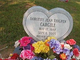 Dorothy Jean Thigpen Cargile Dorothy Jean Thigpen Cargile