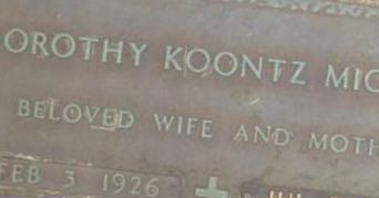 Dorothy Koontz Michael Dorothy Koontz Michael